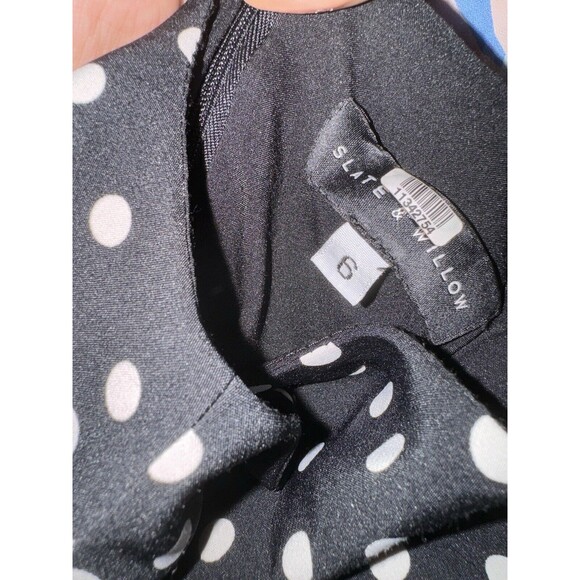 Slate And Willow Black Polka Dot Mermaid Ruffle Hem Sz 2 And 6 Available NWOT - Picture 5 of 6